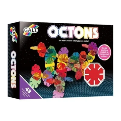Image of Galt Toys, Octons, Construction Toy, Ages 4 Years Plus