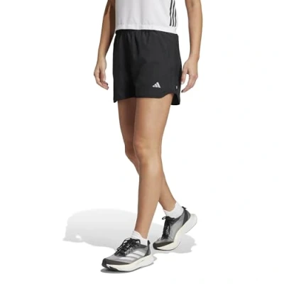 Image of adidas Women&#039;s Run It Shorts, Black/Black, S 3 inch