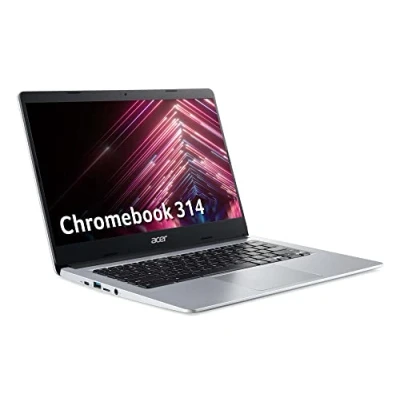 Image of Acer Chromebook 314 CB314 H (Intel Celeron N4000, 4GB RAM, 32GB eMMC, 14 inch HD display, Chrome OS, Silver)