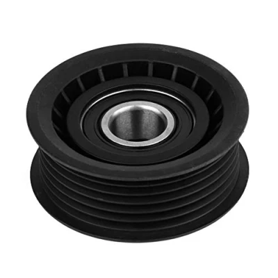 Image of Qiilu ABS Serpentine Belt Idler Pulley for C240 C280 C55 CL500 ML350 R500 SLK55(Black)