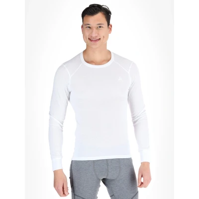 Image of Odlo Men Functional Underwear Long Sleeve Shirt ACTIVE WARM ECO, white, XXL