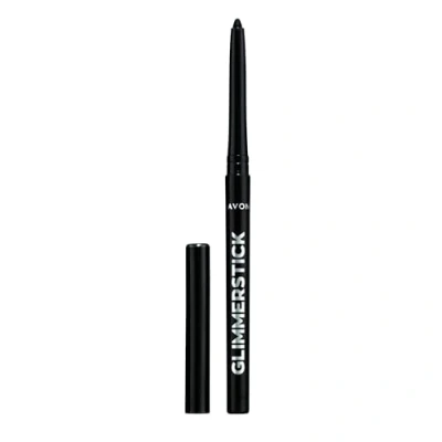 Image of Avon Glimmerstick Eyeliner Blackest Black, Tug Free, Soft Glide Formula for Bold, Intense and Waterproof Colour