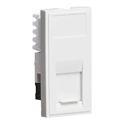 Image of KnightsBridge UTP CAT6 RJ45 Outlet Data Module White