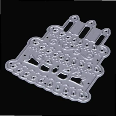 Image of Birthday Cake Cutting Dies Metal Embossing Folder Stencil Scrapbooking Paper Card DIY Craft Template