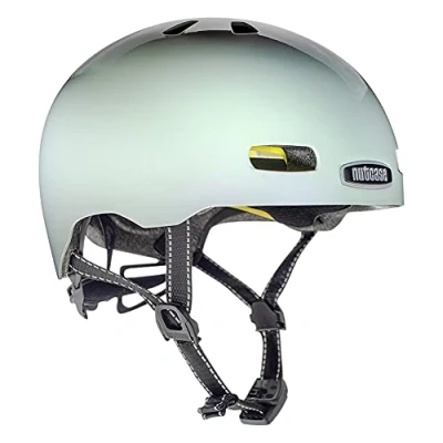 Image of Nutcase Street City of (Pearl) Unisex Adult Helmet, Multicoloured, L