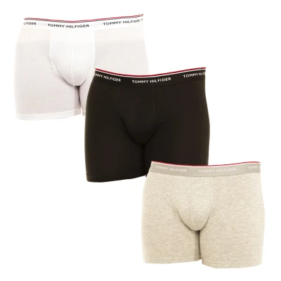 Image of Tommy Hilfiger Mens Pack 3 Breathable fabric boxer with anatomical front UM0UM00010 man Multicolour Size Small