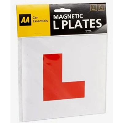 Image of AA PAIR OF **GENUINE FULLY MAGNETIC L PLATES