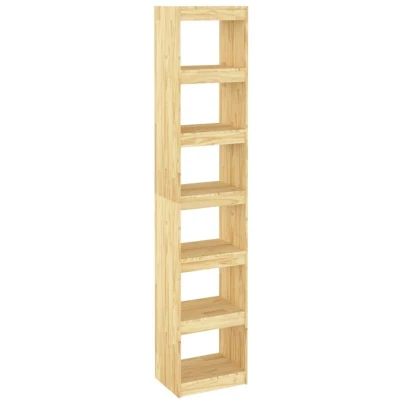 Image of vidaXL Book Cabinet/Room Divider 40x30x199 cm Solid Pinewood