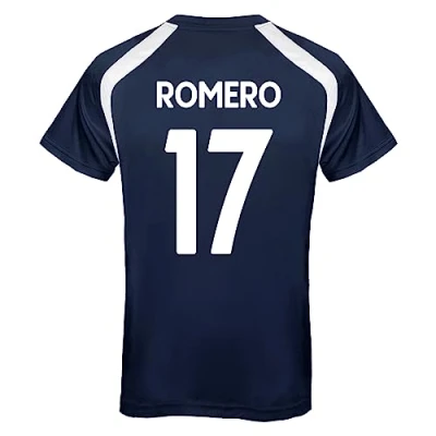 Image of Tottenham Hotspur FC Mens Romero 17 Poly T Shirt Navy Large