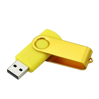 Image of 8GB Rotate 3.0 USB Flash Drive Pen Data Storage Thumb Memory Stick Yellow