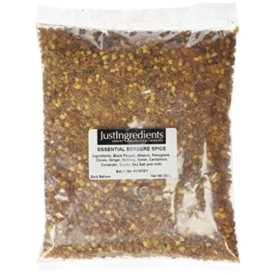 Image of JustIngredients Essentials Berbere Spice Blend 250 g, Pack of 2