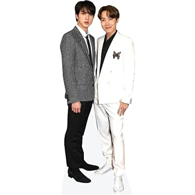 Image of Jin and J Hope (Duo 1) Mini Celebrity Cutout