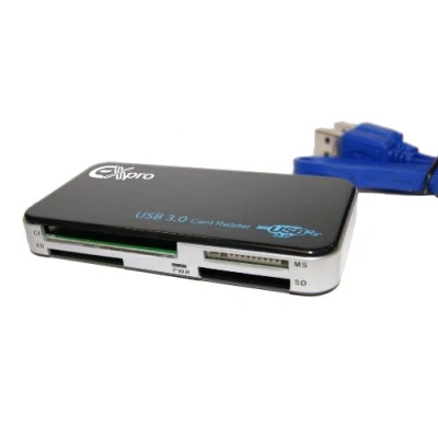 Image of Ex Pro® External Superspeed T5R 3.0 5Gbps All in One Multi Card Reader [SD, SDHC, Compact Flash, CF Micro SD, MCC, RS MMC, Trans M2, MS Duo Memory Stick, XD Picture Card]