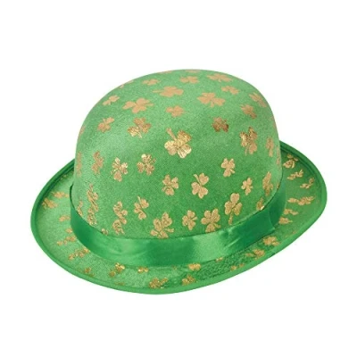 Image of Bristol Novelty BH716 St. Patrick Bowler Hat, Green