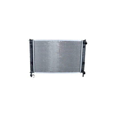 Image of Y40115200, Y40215200 Engine radiator NRF 56134 Aluminium 500mm 338mm 17mm with mounting parts Brazed cooling fins FORD: FIESTA 5