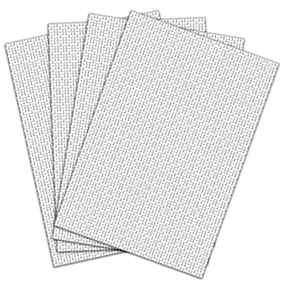 Image of Wire Mesh Sheet 4 Pcs, Never Rust 304 Stainless Steel Fine Metal Rodent Panels, Air Brick Vent Cover for Mouse Rat Proof Insect Pest Control, 20 A4(210 x 300 mm)