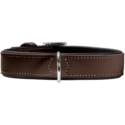 Image of HUNTER Softie Dogs Collar, Brown, 40