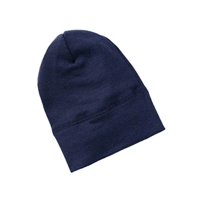 Image of Engel Natur, Baby/Toddler Cap Hat, 70% Wool, 30% Silk (0 2 Months (Height 18 22((50/56), Navy)