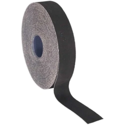 Image of Sealey Emery Roll Blue Twill 25mm x 50m 40Grit