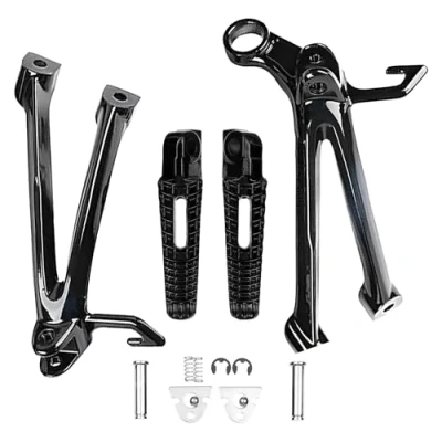 Image of Motorcycles K6 Passenger Rear Set Foot Pegs Footrests Bracket Fits for Suzuki GSXR 600 750 2008 2010