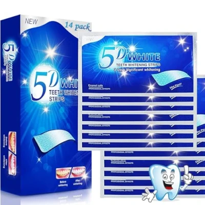 Image of iZhuoKe 28 Pieces Teeth Whitening Strips,Teeth Whitening,Professional Stain Removal,Whiten