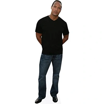 Image of Dwayne &#039;The Rock&#039; Johnson (Jeans) Mini Size Cutout
