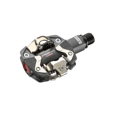 Image of LOOK Cycle X TRACK Race Carbon MTB Pedals Standard SPD Mechanism Compatible Body Chromoly+ Axle Large Platform Extremely Reliable Clipless