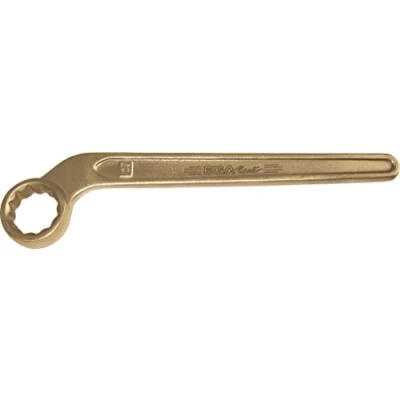 Image of EGA Master Curved Single End Ring Wrench 38mm Non Sparking Al Bron