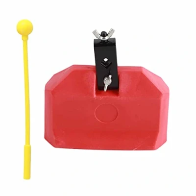 Image of Bnineteenteam Cow Bell,ABS Bell Noisemaker for Drums Percussion Musical Instruments (Red) Plastic Cowbell Instrument