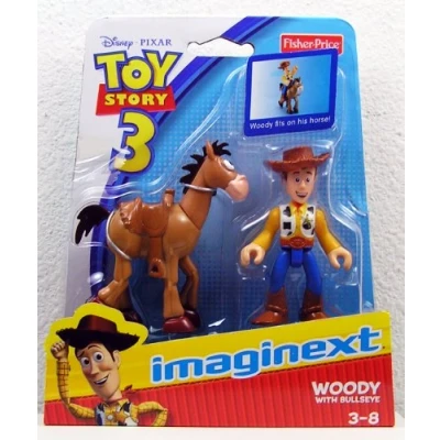 Image of Fisher Price Imaginext Disney / Pixar Toy Story 3 Figure Woody with Bullseye