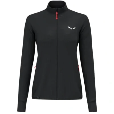 Image of Salewa PUEZ Waffle Jacket Zipup sweatshirt, Women&#039;s, Size: 10, Black out