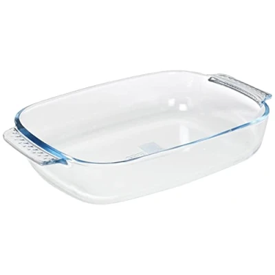 Image of Pyrex Borosilicate Glass Rectangular Roaster, 30 x 20cm