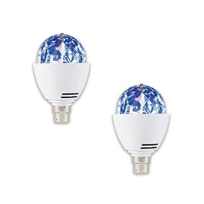 Image of Playlearn Two Disco Stage Light Bulb with B22 Bayonet Cap 2 Piece Up Sensory Kit [Energy Class A+++]