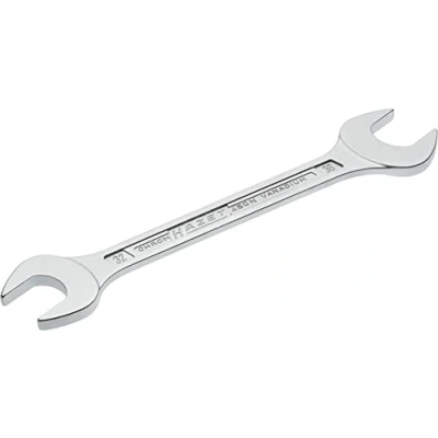 Image of HAZET 450N 32X36 343.2 mm Hexagon Profile Double Open End Wrench Chrome Plated
