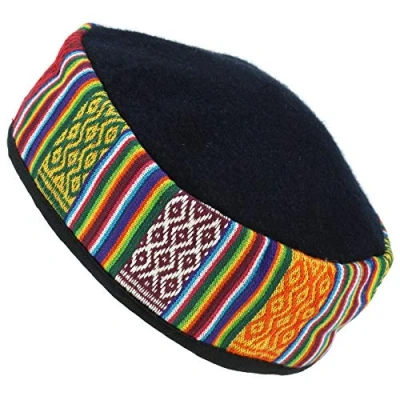 Image of Siesta Nepalese Wool Smoking Hat Navy (Large)