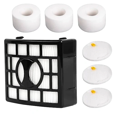 Image of Benfosh NZ801ukt Foam and Hepa Filter for Shark Rotator Powered Lift Away Speed Vacuum NV801ukt NV680, NV681, NV682, NV683, NV800, NV801, NV803, UV810, XFF680 XHF680