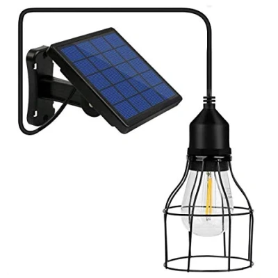 Image of Lixada Solar Pendant Light E27 Outdoor Sensitive IP65 Water Resistant for Garden Yard Patio Balcony 2
