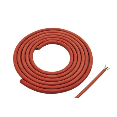 Image of Doubleyou Geovlies &amp; Baustoffe® Silicone Cable 3 x 1.5 mm Cut (10 m) Sauna Heat Resistant and Ideal for Use in the 10 m