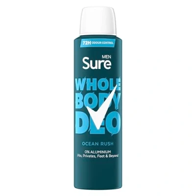 Image of Sure Men Ocean Rush 72hr Whole Body Deodorant Spray 150ml
