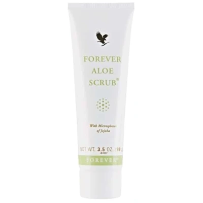Image of Forever Living Aloe Scrub® Gentle Exfoliation with Jojoba Microspheres Vegan Friendly Body Scrub Vera Gel Conditioning 3.5 oz