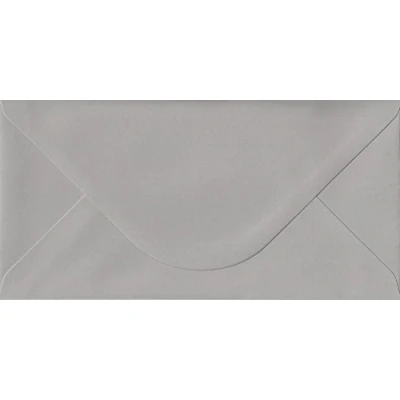 Image of Owl Grey 110mm x 220mm 120gsm Gummed DL/Tri Fold A4 Sized Envelope 100gsm (Pack of 50)