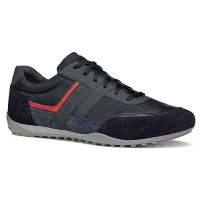 Image of Geox Men&#039;s U Wells A Sneaker, Navy, 6.5 UK