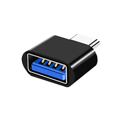 Image of Magnet USB C to 2.0 Adapter, OTG Adapter A Compatible with MacBook, Smartphones and Type Peripherals (Black)