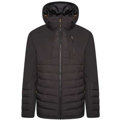 Image of JCB Trade Black Hybrid Padded Jacket For Men Men&#039;s Outerwear Jackets Mens Workwear Clothes XXL