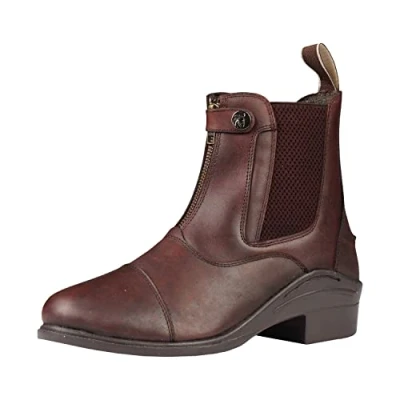 Image of Horka Equestrian Ladies Mens Jackson Stable Leather Jodhpur Horse Riding Boots