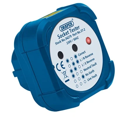 Image of Draper 34279 Socket Tester, 13A , Blue