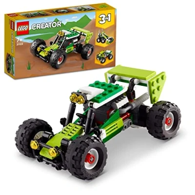 Image of LEGO Creator 3in1 Off Road Buggy 31123 Building Kit; Build A Toy and Rebuild It into Skid Loader or ATV (All Terrain Vehicle); Creative Gift for Passionate Fans Aged 7+ (160 Pieces)