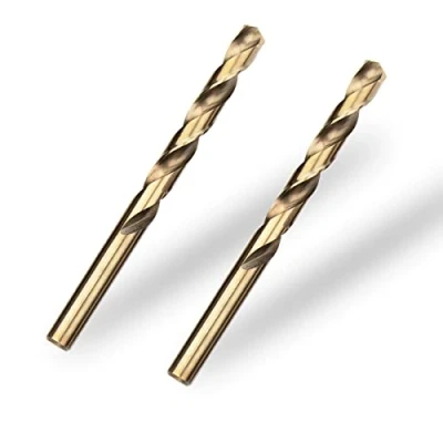 Image of Meccion HSS Cobalt Jobber Drill Bit 2pcs 9.5mm Twist for Drilling Stainless Steel and Metal