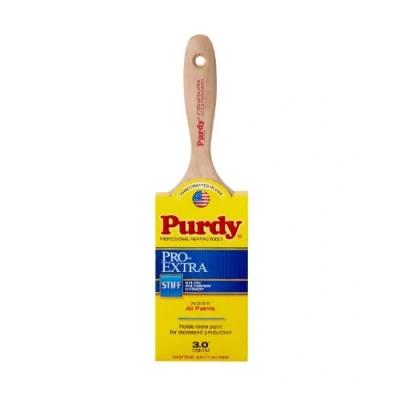 Image of Purdy Pro Extra Sprig Nylon/Polyester/Chinex Trim Brush, Blended filaments, Multicolor, 3&quot;