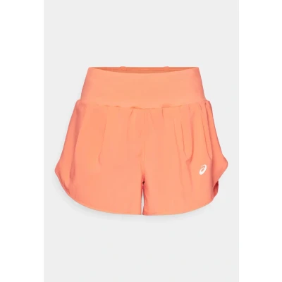Image of Asics ROAD Short Sports shorts, Women&#039;s, Size: XS, Coral reef